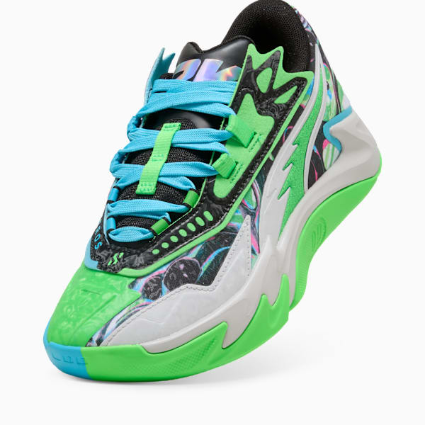 Chaussures de basketball Scoot Zeros II 2K Enfant et Adolescent, Bright Aqua-Feather Gray, extralarge